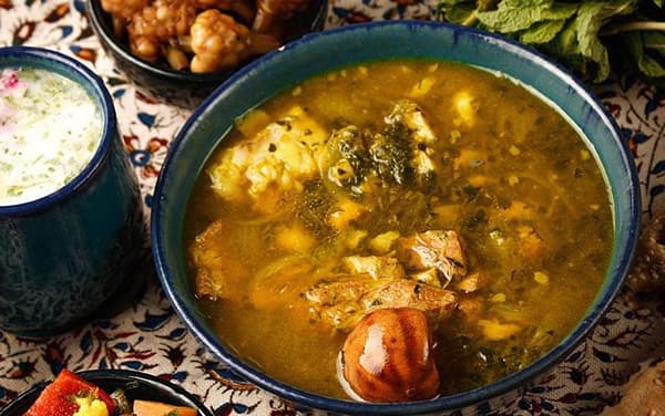 مواد لازم و آموزش آبگوشت بزباش خانگی (مرحله به مرحله)