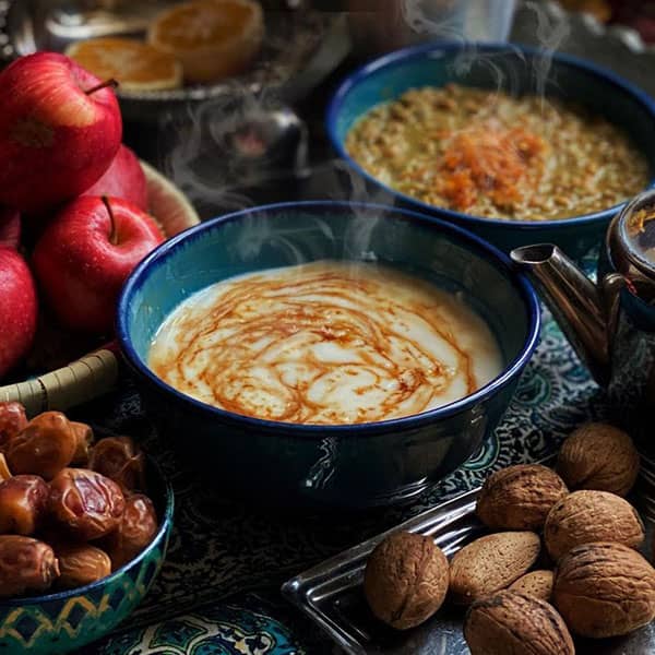 مواد لازم و آموزش فرنی اصفهانی برای 2 یا 4 یا 6 نفر | تناسب ساده