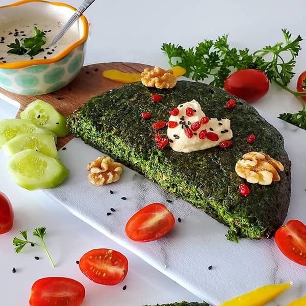 کوکو سبزی , آموزش کوکو سبزی مجلسی , کوکو سبزی مجلسی , آموزش کوکو سبزی ضخیم