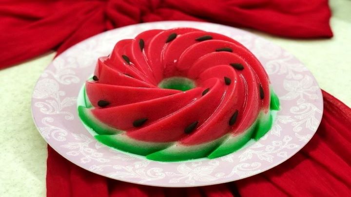رسپی ژله هندوانه ای