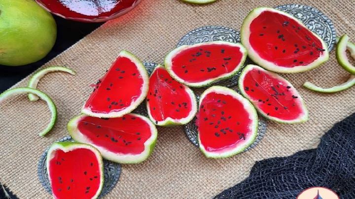 رسپی ژله هندوانه ای
