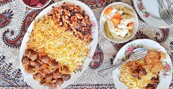 رشته پلو مجلسی