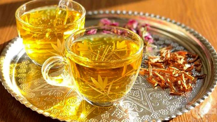 رسپی دمنوش به و زعفران