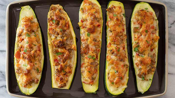 رسپی یک غذای خوشمزه و مجلسی با کدو سبز