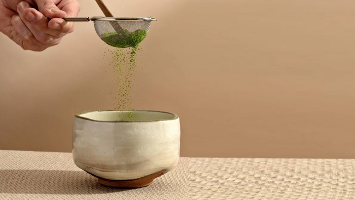 رسپی چای ماچا دارچینی