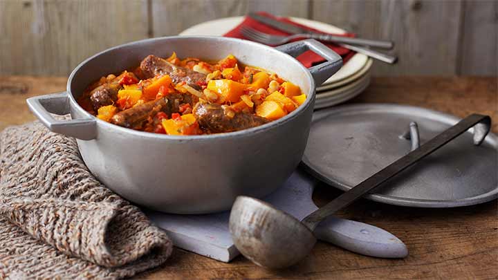 رسپی یک خورشت پاییزی و ملس با کدو حلوایی