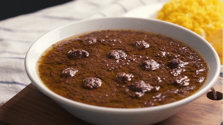 رسپی یک خورش خوشمزه با گردو و بادمجان