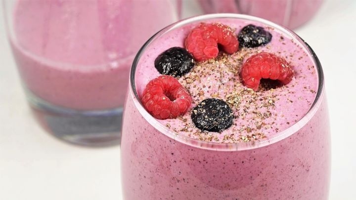 اسموتی پروتئینی با دانه چیا