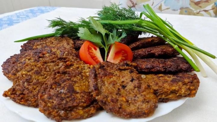 کتلت بادمجان کبابی با گوشت چرخ کرده