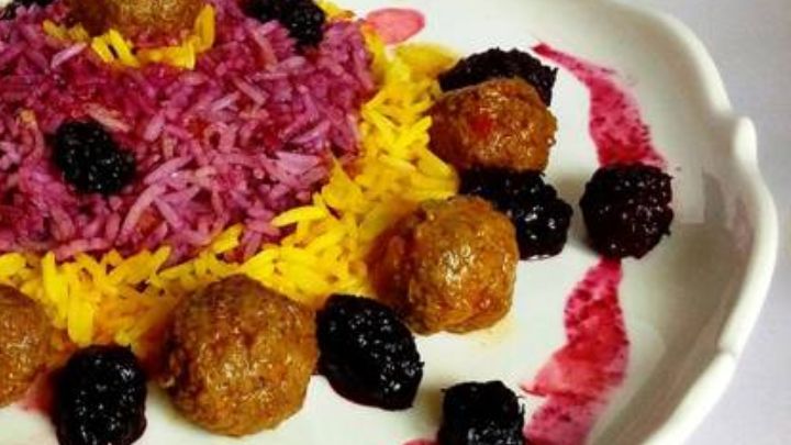 رسپی یک غذای خوشمزه با شاه توت