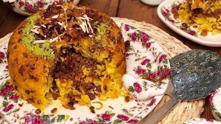 رسپی ته چین عدس پلو