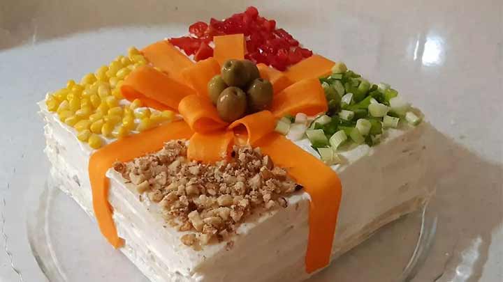 مراحل تهیه کیک مرغ
