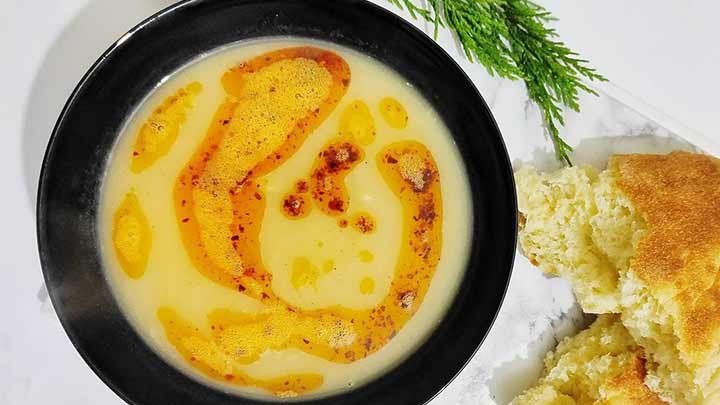 مراحل تهیه سوپ بهشت