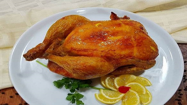 مراحل تهیه مرغ شکم پر