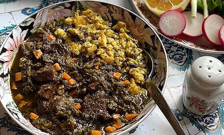رسپی خورشت اسپناساک