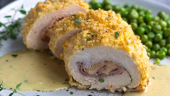 مراحل تهیه چیکن کوردن بلو