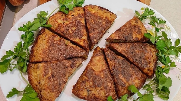 کوکو بادمجان از غذاهای کم هزینه و ارزان