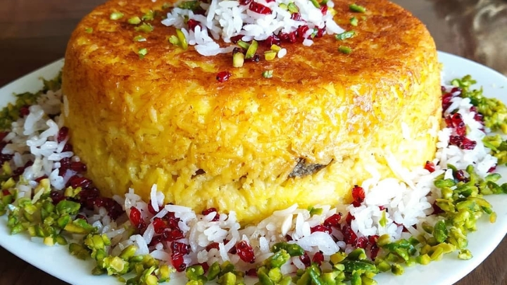 رسپی ته چین گوشت و هویج
