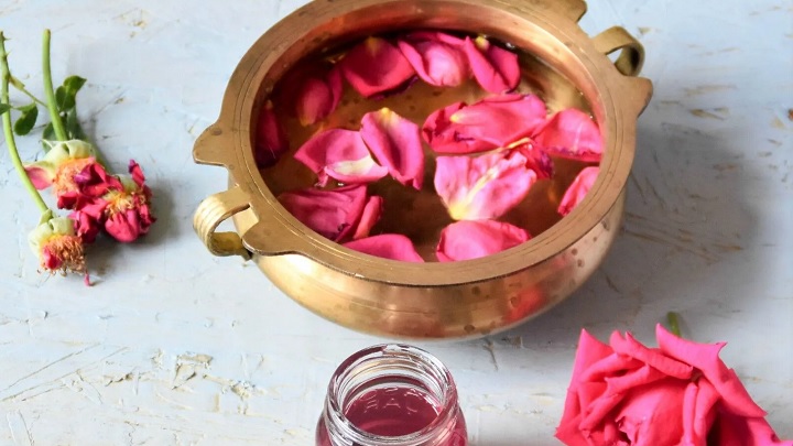 رسپی گلاب با قابلمه بدون یخ
