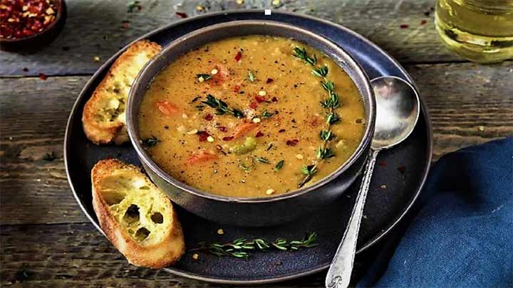 مراحل تهیه سوپ نخود
