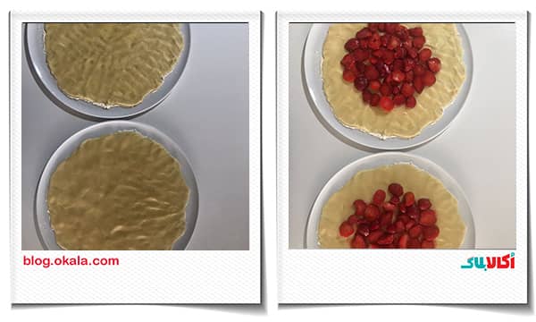 گلت توت فرنگی خوشمزه