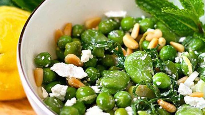 طرز تهیه سالاد باقلا