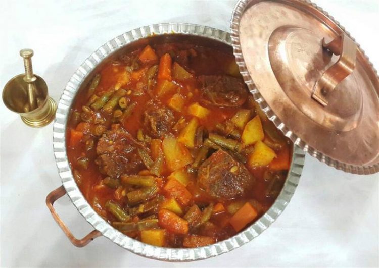 رسپی خوراک لوبیا سبز برای ماه رمضان، غذای افطاری نونی خوراک لوبیا
