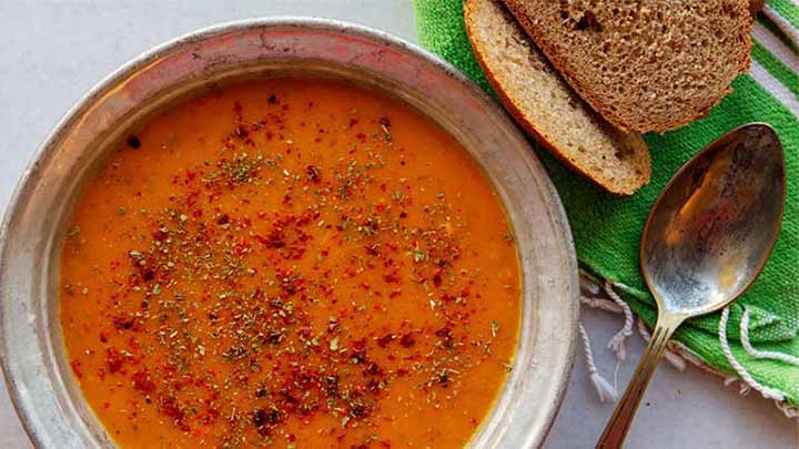 مراحل تهیه سوپ مرجمک