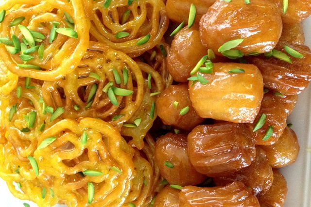 رسپی افطاری سریع و زولبیا بامیه