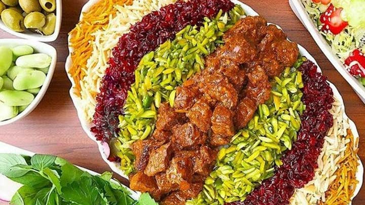 رسپی پسته پلو
