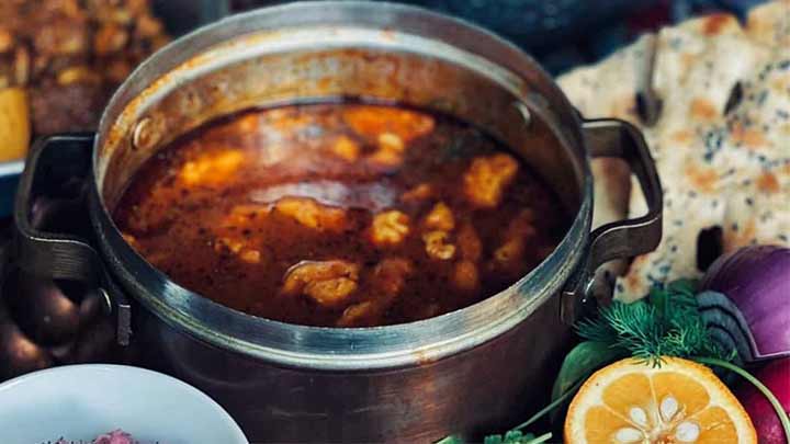 نکات اساسی در پخت آبگوشت متنجنه کرمان