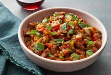 کاپوناتای بادمجان خوشمزه و مخصوص به سبک ایتالیایی (مرحله به مرحله)
