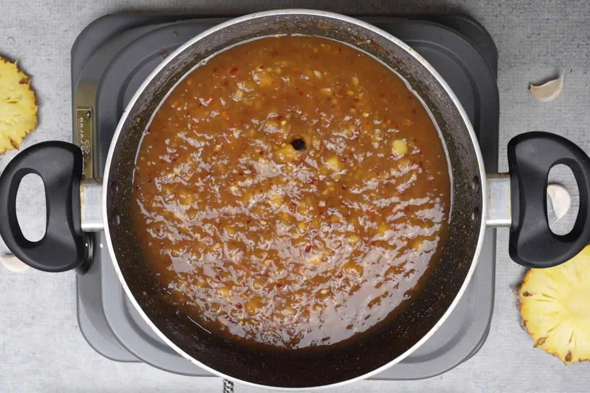 سس آناناس، ساده و خوشمزه (مرحله به مرحله)