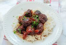خورش آلبالو با کوفته قلقلی (مرحله به مرحله)