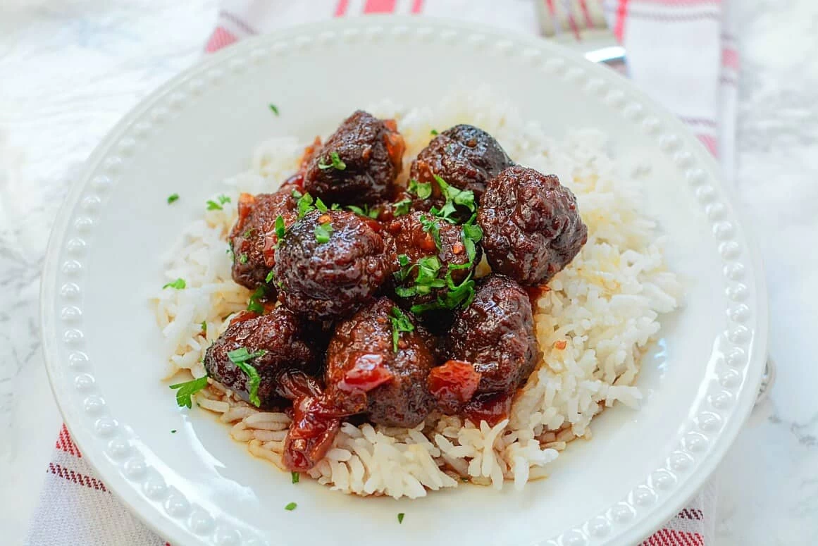 خورش آلبالو با کوفته قلقلی (مرحله به مرحله)