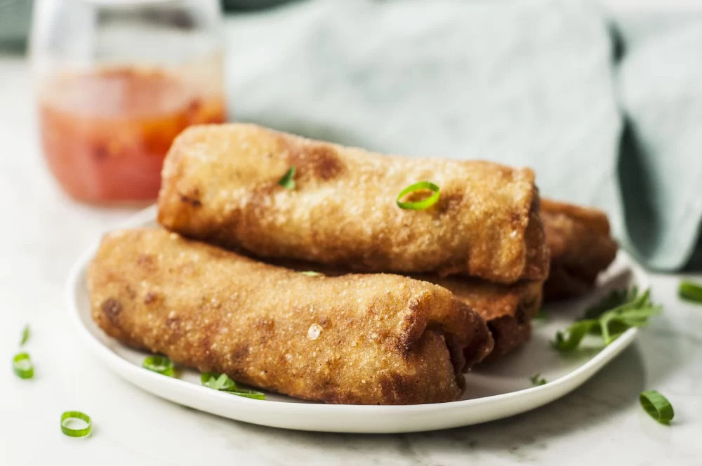 پوستر اسپرینگ رول مرغ