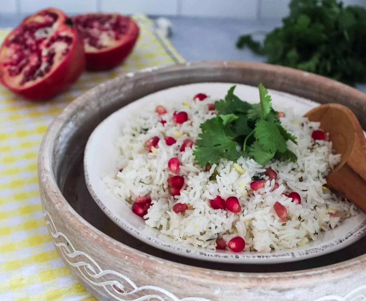 پلو برای شب یلدا (مرحله به مرحله)