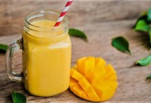 میلک شیک انبه خوشمزه و مخصوص (مرحله به مرحله)