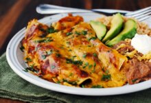 بیف انچیلادا (انچیلادای گوشت) (مرحله به مرحله)
