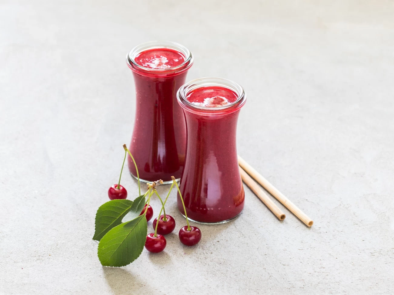 اسموتی گیلاس و اسفناج (مرحله به مرحله)