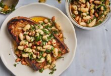 خوراک لوبیا سفید (مرحله به مرحله)