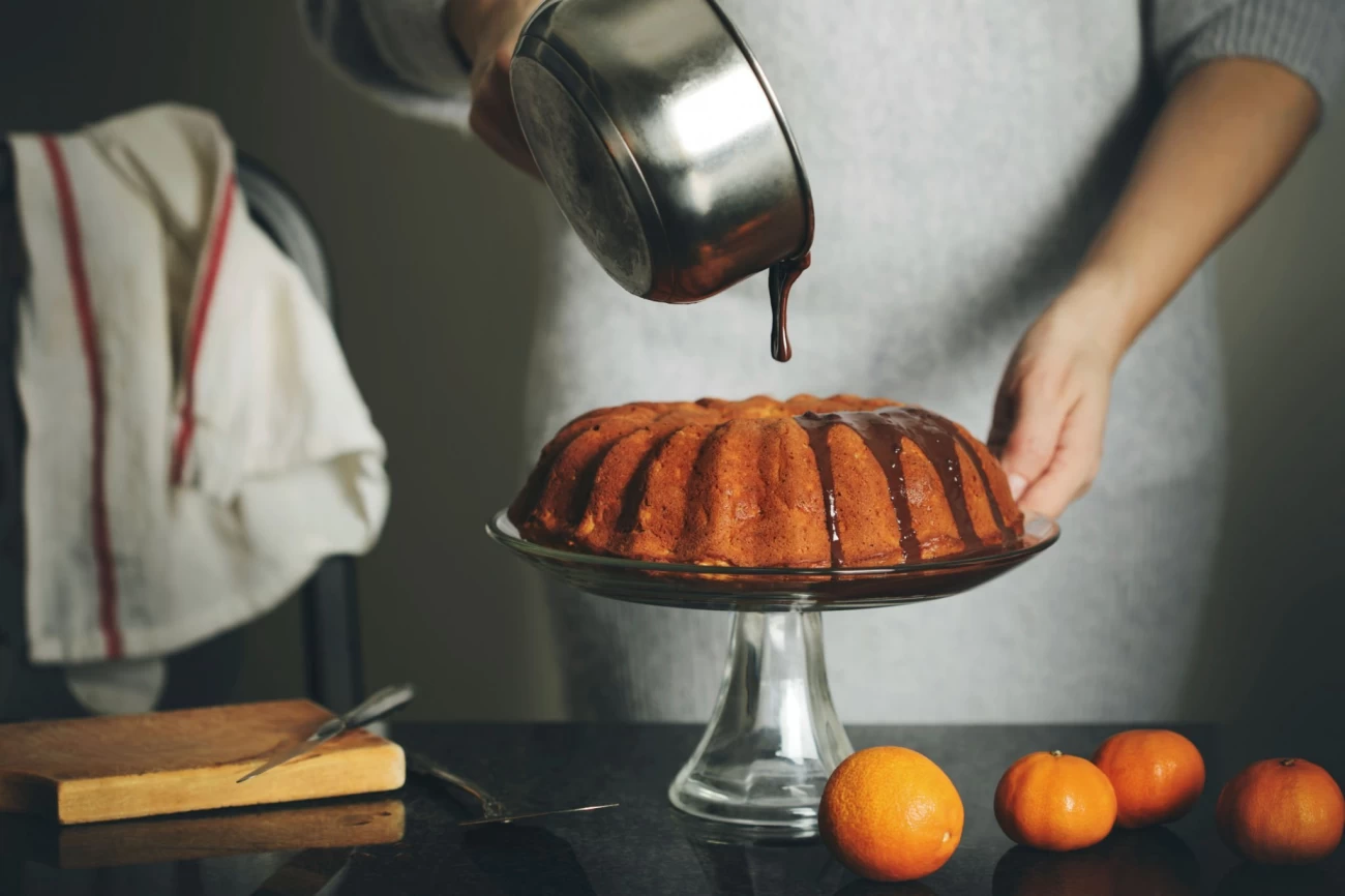 دستور تهیه کیک ساده اسفنجی بدون شیر