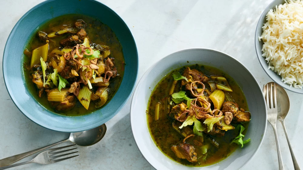 پوستر خورش کرفس با مرغ