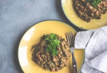 خورش ماشو یا گل گندم (مرحله به مرحله)