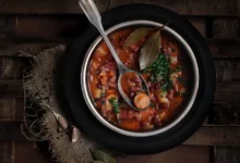 خورش قیمه اسفناج با لوبیا چشم بلبلی (مرحله به مرحله)
