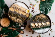 پودینگ پروتئینی با دانه چیا (مرحله به مرحله)