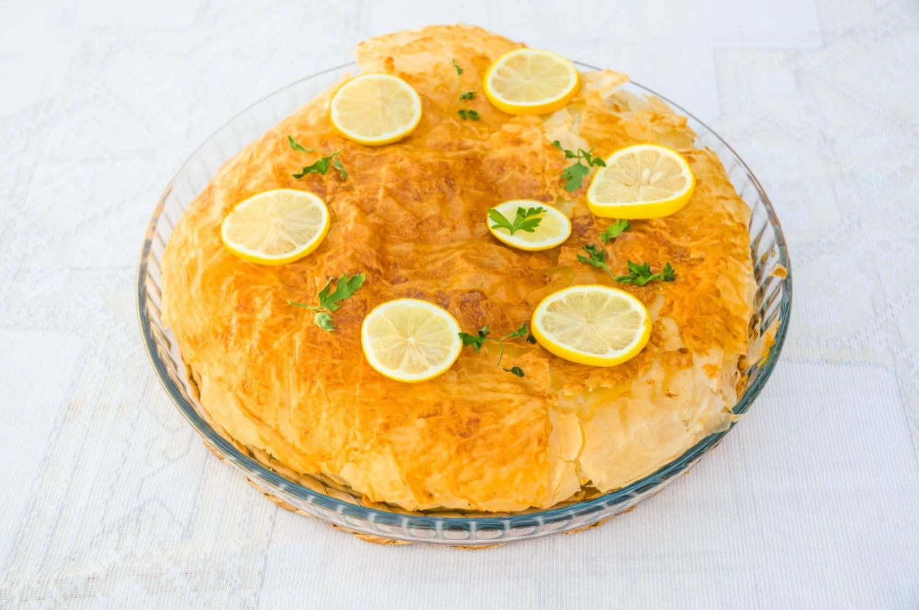 خمیر شکم پر چیکن پاستیلا