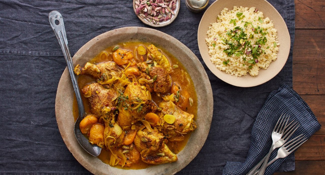 غذای لبنانی، مرغ و زیتون 