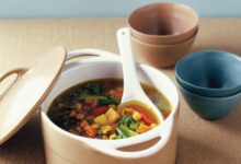 یک غذای محلی سنندجی ، آش هالاو یا آبگوشت غوره (مرحله به مرحله)