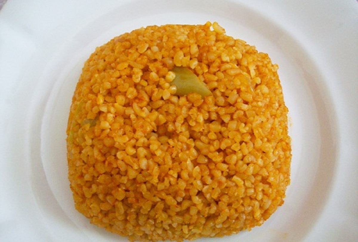 دستور تهیه بلغور پلو گیاهی